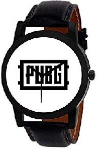 PUBG Dial Black Strap Analog Watch - M134