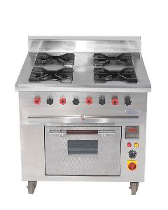 Four Burner Range with Oven Gas