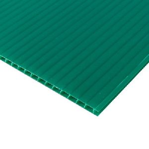Green PP Corrugated Sheet