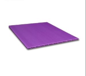 Purple Polypropylene Corrugated Sheet