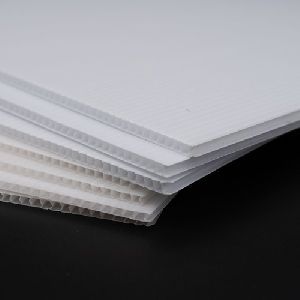 White Polypropylene Corrugated Sheet