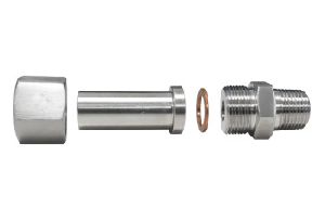 Male Pipe Nut and Tail Adaptor