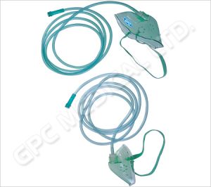 Non-toxic OXYGEN MASK, Color : Transparent