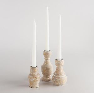 NATURAL WOODEN HOME DECORATIVE CANDLE HOLDERS FOR HOME DECORATION IN NIGHT