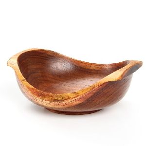NEW WOODEN DIFFRENT STYLE NATURAL WOODEN STYLISH SALAD BOWL FOR SERVING SALAD