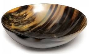 PURE 100% NATURAL HORN SALAD BOWL FOR DINNERWARE AND LUNCH HOT SELLING PRODUCT