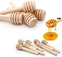 TRENDING PRODUCT HOT SELLING KITCHENWARE NATURAL WOODEN HONEY DIPPER/STICK MADE BY GIFT MART