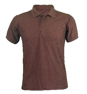 Men Brown Polo T Shirt