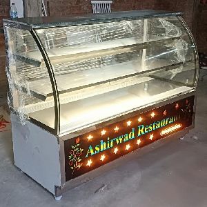 SS Glass Sweet Display Counter