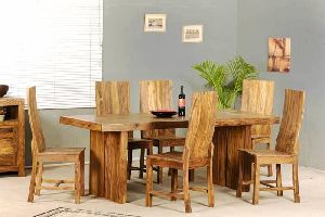 Wooden Stylish Dining Table 6 Seater