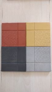 Multicolor Parking Checker Tiles