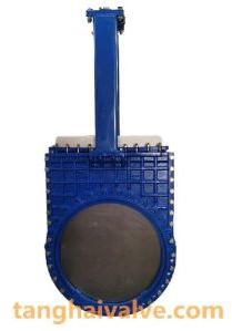 Alloy Steel Knife Gate Valves 100-150mm, Packaging Type : Sky Blue