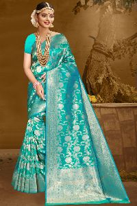 Banarasi Silk Silk Weaving Zari Work Saree