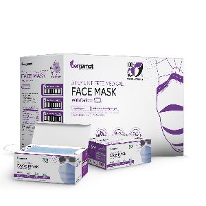 B0501 3Ply Lint Free Medical Face Mask (earloop)