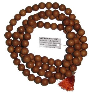 A0367 - Sandal Wood Rosary Mala 108 Beads 12 Gram 6mm