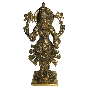 A4904 - Dhanvantari God of Ayurveda Brass Statue 1195 Grams