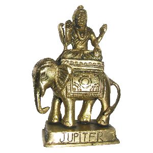 S955108 - Guru Bhagawan 5.5 Inch Brass Idol 960 Gram