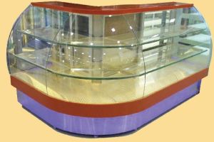 Stainless Steel L Shape Display Counters