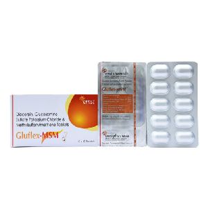 Diacerein, Glucosamine, Sulfate Potassium Chloride And Methylsulphonylmethane Tablets