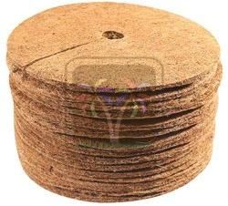 Srivari Round Coco Mulch Mat, Color : Brown