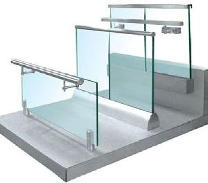 aluminium glass railing