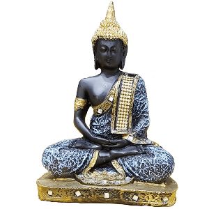 Meditating Buddha Marble Statue