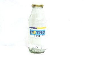 400ml Milk Glass Bottle