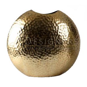 Hammered Aluminium Decorative Vase From Da Designers