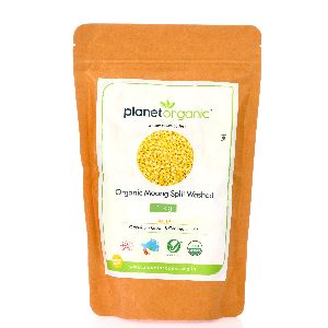 Planet Organic India : Organic Moong Split Washed (Skinless)