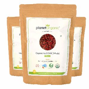 Planet Organic India : Organic Red Chilli Whole