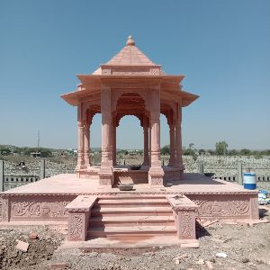 Red stone chhatri