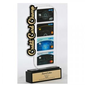 Credit Card Champ Trophy