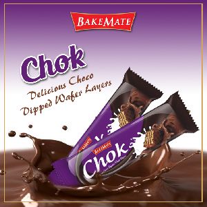 Dipped wafer layer filled with the chocolate & creamyness are Chok delicious wafer