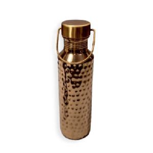 Pure Copper Water Bottle with Lid