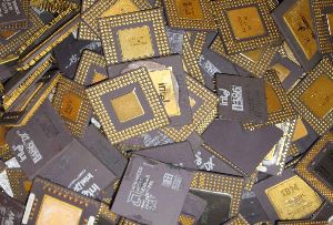 Ceramic Intel i386 i486 CPU