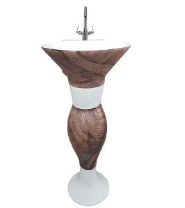 Designer Dolphin Pedestal Wash Basin Set