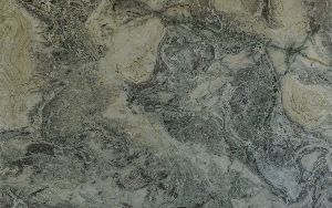 Fusion Green Marble Slab with Mirror Finish