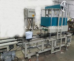 Automatic Lid Pressing Machines for 500 ml to 20 L Buckets and Pails