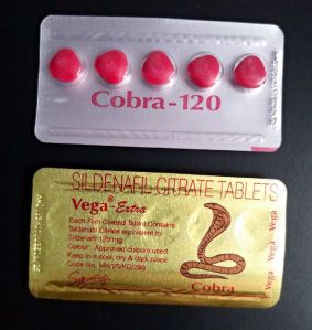 Vega Extra Cobra 120mg Tablets