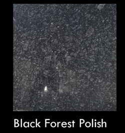 Black Forest Polish Granite Stone