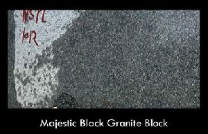 Majestic Black Granite Stone