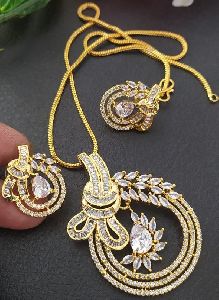 Chain Pendant Necklace Set
