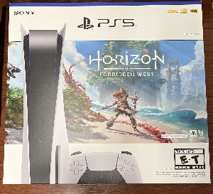 New Sony Play Station 5 PS5 Horizon West Bundle Disc Edition Console