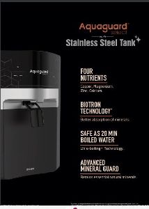Eureka Forbes Select Edge with Stainless Steel tank
