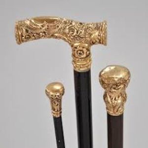 Antique Brass Walking Stick, Feature : High Performance, Easy To Grip