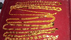 gold polished 16 inches brass chains