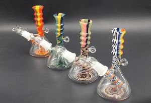 glass smoking water pipe