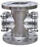 Blue Cast Steel Wcb Double Window Sight Glass, For Gas Use, Liquid Use, Size : 25 Mm To 150 Mm