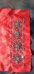aari work embroidery patti fabric