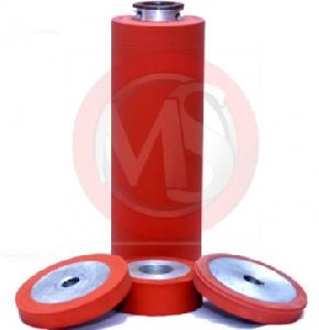alu bonded silicone rubber roller